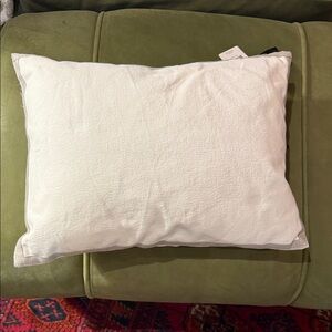 Soft Cream Throw Pillow